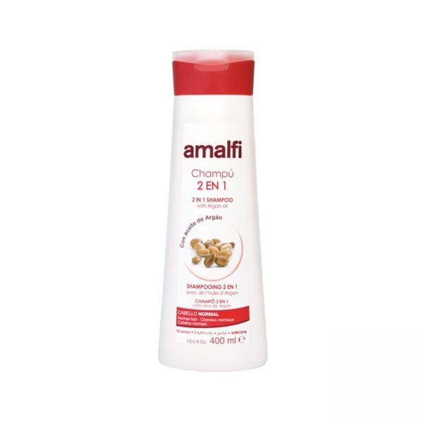 Amalfi Shampoo 2 En 1 Con Aceite Argan Cabello Normal 400ml