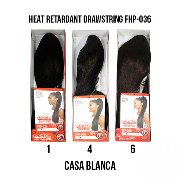 Heat Retardant Drawstring Fhp-036 #1, 4, 6 Extensiones Eve Hair