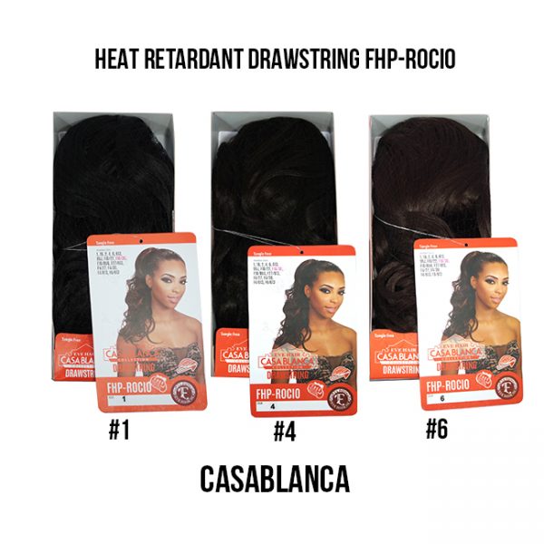 Casablanca Heat Retardant Drawstring Fhp-Rocio Extensiones Eve Hair