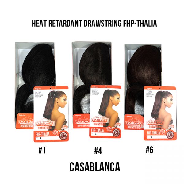 Casablanca Heat Retardant Drawstring Fhp-Thalia #1, 4, 6 Extensiones Eve Hair