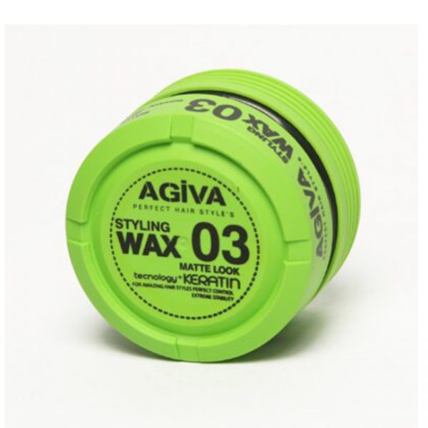 Agiva Hair Styling Wax 03 Matte Look Green 175mL