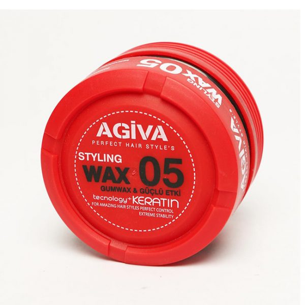 Agiva Hair Styling Wax 05 GumWax & GÜCLÜ ETKÌ Red 175mL