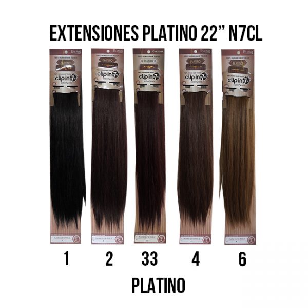 Eve Exten Platino N7cl-22 Extensiones Eve Hair