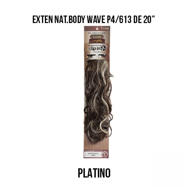 Exten Nat.Body Wave P4/613 De 20” Extensiones Eve Hair