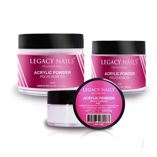 Legacy Nail Pink Polvo Acrilico