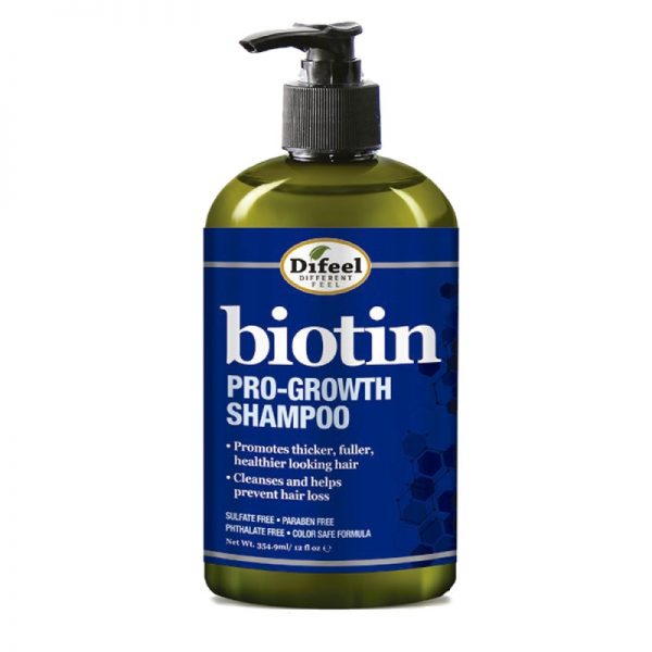 Difeel Biotin Shampoo Pro-Crecimiento 12Oz