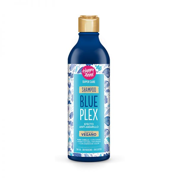 Happy Anne Shampoo Blue Plex Anti Amarillo 340ml