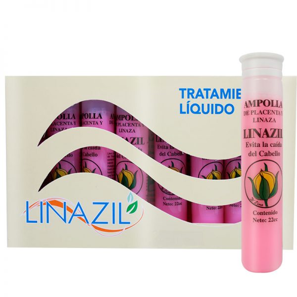 Linazil Ampolla Placenta Y Linaza Anticaída 22cc